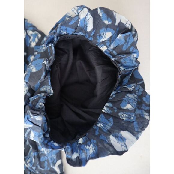 Joie D0066XA9370 Women's Sz 3X Blue Floral Lucia Mini Cotton Dress - Picture 8 of 13